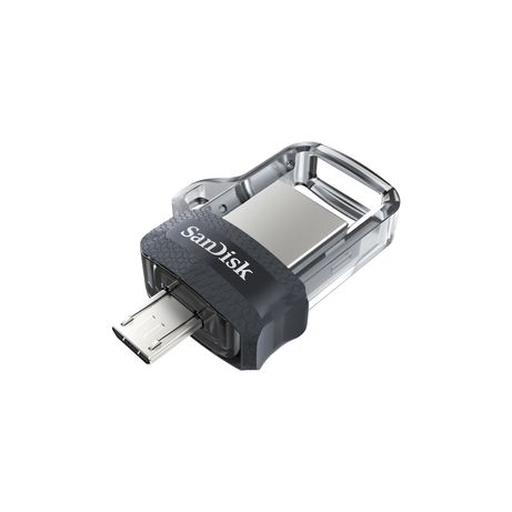 MEMORIA MICRO USB + USB 3.0 SANDISK ULTRA DUAL DRIVE M3.0 64GB GREY & SILVER SDDD3-064G-G46 - Imagen 2 de 8 MEMORIA MICRO USB + USB 3.0 SANDISK ULTRA DUAL DRIVE M3.0 64GB GREY & SILVER SDDD3-064G-G46 - Imagen 2 de 8