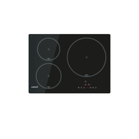 Miniatura 1 de VITROCERAMICA INDUCCION CATA IB 5003 BK 3 ZONAS COCCION ANCHO 60 CM