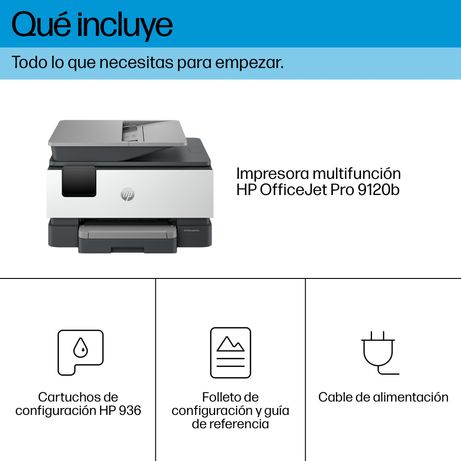 HP OfficeJet Pro Multifunción A4Wifi Thermal Inkjet Dúplex Impresora multifunción HP OfficeJet Pro 9120b, Color, Impresora para Home y Home Office, Im - Imagen 17 de 19 HP OfficeJet Pro Multifunción A4Wifi Thermal Inkjet Dúplex Impresora multifunción HP OfficeJet Pro 9120b, Color, Impresora para Home y Home Office, Im - Imagen 17 de 19