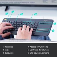 Miniatura 15 de TECLADO INALAMBRICO LOGITECH K400 PLUS NEGRO
