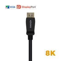 Miniatura 3 de AISENS - CABLE DISPLAYPORT CERTIFICADO V1.4 8K@60HZ, DP/M-DP/M, NEGRO,