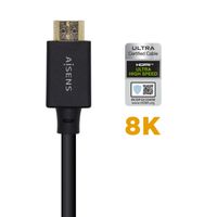 Miniatura 4 de Aisens Cable audio video Hdmi tipo a estandar macho a macho 1.5m negro