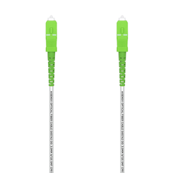 AISENS A152-0498 cable de fibra optica 10 m SC/APC G.657.A2 Blanco