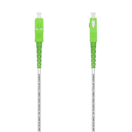 AISENS A152-0498 cable de fibra optica 10 m SC/APC G.657.A2 Blanco - Imagen 4 de 4 AISENS A152-0498 cable de fibra optica 10 m SC/APC G.657.A2 Blanco - Imagen 4 de 4