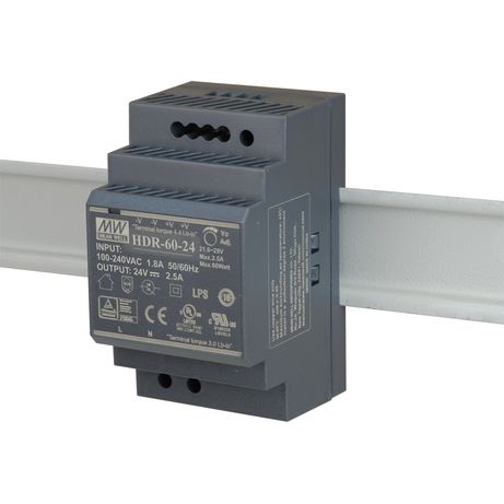 FUENTE DE ALIMENTACI??N D-LINK DIS-H60-24 PARA SWITCHES INDUSTRIALES 60W 24V DC - Imagen 2 de 2 FUENTE DE ALIMENTACI??N D-LINK DIS-H60-24 PARA SWITCHES INDUSTRIALES 60W 24V DC - Imagen 2 de 2