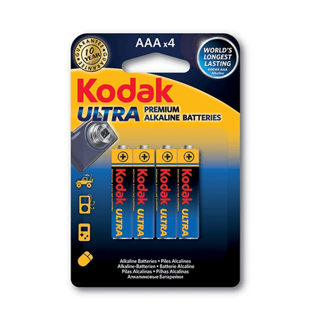 PILA KODAK ULTRA PREMIUM ALCALINA LR3 AAA BLISTER 4 UNIDADES 1200 mAh 1.5V (ecotasas incluidas) - Imagen 1 de 2 PILA KODAK ULTRA PREMIUM ALCALINA LR3 AAA BLISTER 4 UNIDADES 1200 mAh 1.5V (ecotasas incluidas) - Imagen 1 de 2