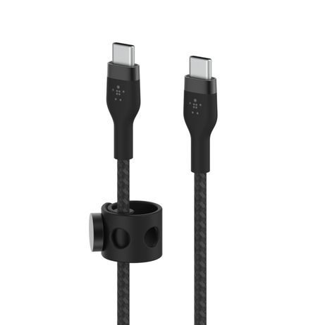 CABLE BELKIN CAB011BT1MBK USB-C A USB-C BOOST CHARGE 1M SILICONA TRENZADO NEGRO CIERRE MAGNETICO - Imagen 2 de 5 CABLE BELKIN CAB011BT1MBK USB-C A USB-C BOOST CHARGE 1M SILICONA TRENZADO NEGRO CIERRE MAGNETICO - Imagen 2 de 5