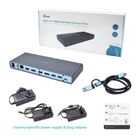 I-TEC USB-C/A DOCKING STATION 4K DUAL DISPLAY DOCKING STATI ON - Imagen 6 de 6 I-TEC USB-C/A DOCKING STATION 4K DUAL DISPLAY DOCKING STATI ON - Imagen 6 de 6