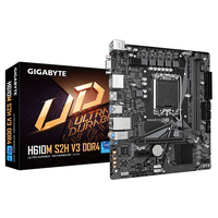 Miniatura 1 de GIGABYTE Intel  H610M S2H V3 DDR4 Placa base - Compatible con procesadores Intel Core 14th CPUs, 4+1+1 Hybrid Digital VRM, up to 3200MHz DDR4, 1xPCIe