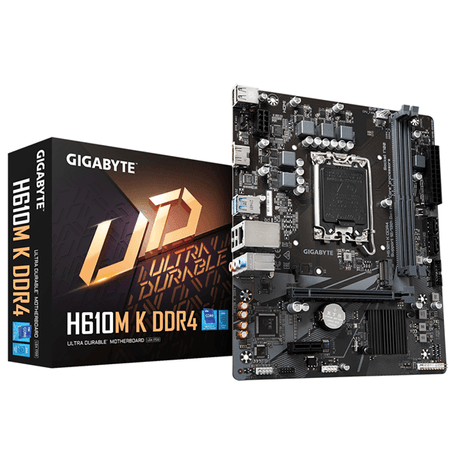 GIGABYTE Intel H610M K DDR4 1.0 LGA 1700 - Imagen 1 de 7 GIGABYTE Intel H610M K DDR4 1.0 LGA 1700 - Imagen 1 de 7