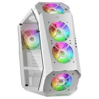Miniatura 2 de Caja MARS GAMING  MC51W Caja PC Gaming ATX Doble Cristal Templado 5xVentilador RGB Blanco Blanco