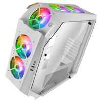 Miniatura 4 de Caja MARS GAMING  MC51W Caja PC Gaming ATX Doble Cristal Templado 5xVentilador RGB Blanco Blanco