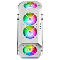 Miniatura 6 de Caja MARS GAMING  MC51W Caja PC Gaming ATX Doble Cristal Templado 5xVentilador RGB Blanco Blanco