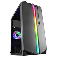 Miniatura 1 de MARS GAMING  MC-S1 Negro Caja PC Compacta Gaming Micro-ATX Iluminación ARGB 12 Modos Ventilador FRGB Ventana Lateral Completa RGB Negro