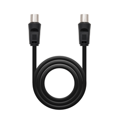 CABLE ANTENA NANOCABLE COAXIAL MACHO A COAXIAL HEMBRA 1.8METROS NEGRO 10.26.0202 CABLE ANTENA NANOCABLE COAXIAL MACHO A COAXIAL HEMBRA 1.8METROS NEGRO 10.26.0202