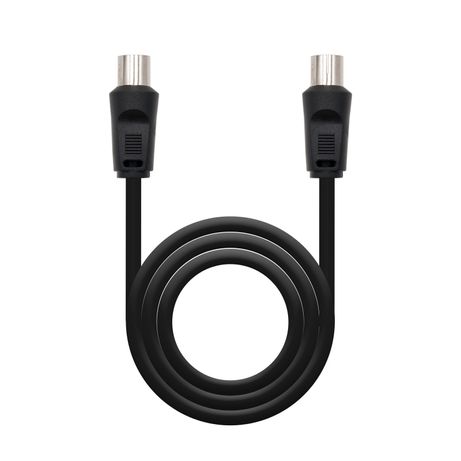 CABLE ANTENA NANOCABLE COAXIAL MACHO A COAXIAL HEMBRA 1.8METROS NEGRO 10.26.0202 - Imagen 2 de 3 CABLE ANTENA NANOCABLE COAXIAL MACHO A COAXIAL HEMBRA 1.8METROS NEGRO 10.26.0202 - Imagen 2 de 3