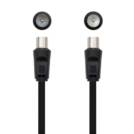 CABLE ANTENA NANOCABLE COAXIAL MACHO A COAXIAL HEMBRA 1.8METROS NEGRO 10.26.0202 - Imagen 3 de 3 CABLE ANTENA NANOCABLE COAXIAL MACHO A COAXIAL HEMBRA 1.8METROS NEGRO 10.26.0202 - Imagen 3 de 3