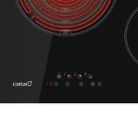 Miniatura 3 de VITROCERAMICA INDEPENDIENTE RADIANTES CATA TT 6003 E-TECH 4 ZONAS COCCION ANCHO 59 CM