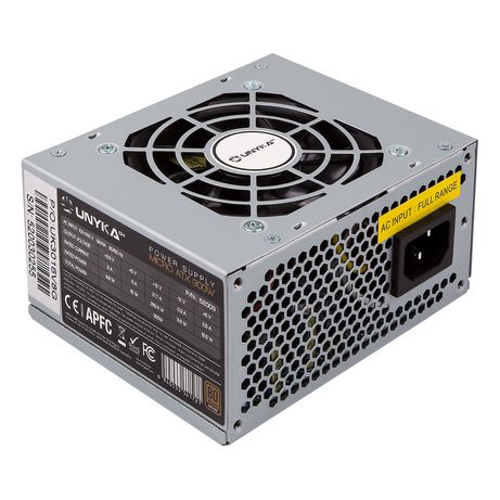 Fuente Alimentación 300W UNYKA SFX 300W 80 PLUS Bronze Non-Modular Silver - Imagen 3 de 5 Fuente Alimentación 300W UNYKA SFX 300W 80 PLUS Bronze Non-Modular Silver - Imagen 3 de 5