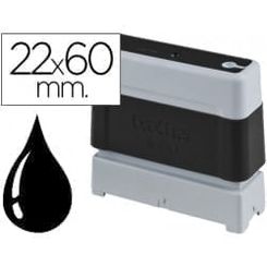 SELLO TINTA STAMP BLACK 22 X 60 MM UNITARIO PR2260B