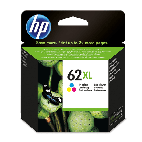 CARTUCHO HP TRICOLOR 62XL C2P07AE#ABE - Imagen 1 de 2 CARTUCHO HP TRICOLOR 62XL C2P07AE#ABE - Imagen 1 de 2