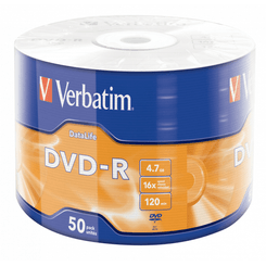 DVD-R 4.7GB 16X MATT SIVER PACK50