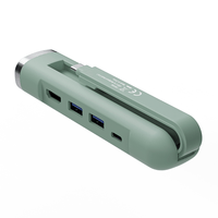 Miniatura 1 de DOCKING EWENT MULTIPUERTO USB-C HDMI 4K 100W 1*HDMI/1*RJ45/2*USB-A/ 1*USB-C