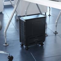 Miniatura 5 de AISENS Soporte Metálico Ajustable de Suelo para CPU, Negro