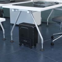 Miniatura 6 de AISENS Soporte Metálico Ajustable de Suelo para CPU, Negro