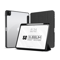 Miniatura 1 de FUNDA TECLADO SUBBLIM CLEAR SHOCK CASE IPAD PRO 11"