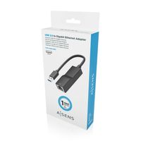 Miniatura 7 de Aisens - Conversor Usb 3.0 A Ethernet Gigabit 10/100/1000 Mbps, Negro,
