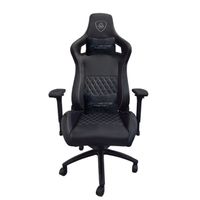 Miniatura 2 de SILLA GAMER PRO KEEP OUT XSPRO HAMMER SILVER BLACK CUERO SINTETICO DE ALTA CALIDAD ELEVADOR 80mm REPOSABRAZOS 4D RUEDAS DE PU 50mm