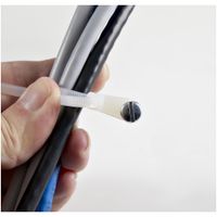 Miniatura 4 de 100 PACK OF PLASTIC ZIP TIES WITH SCREW HOLE  6