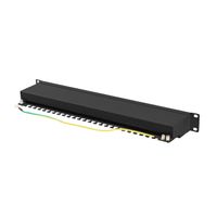 Miniatura 3 de PATCH PANEL 24 PORT 1U 19" CAT.6A FTP BLACK LANBERG