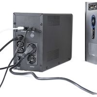 Miniatura 4 de SAI GEMBIRD CON USB Y DISPLAY LCD 2000 VA NEGRO