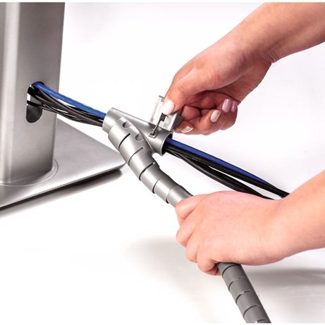 ORGANIZADOR CABLES ZIP 2M PLATA FELLOWES 9929801 - Imagen 4 de 6 ORGANIZADOR CABLES ZIP 2M PLATA FELLOWES 9929801 - Imagen 4 de 6