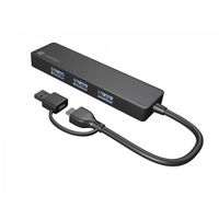 Miniatura 2 de HUB NATEC MAYFLY USB-C 3.0 4 PUERTOS + ADAPTADOR USB-A