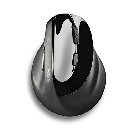 NGS RATON INALAMBRICO VERTICAL NEGRO ERGONOMICO - Imagen 1 de 1 NGS RATON INALAMBRICO VERTICAL NEGRO ERGONOMICO - Imagen 1 de 1