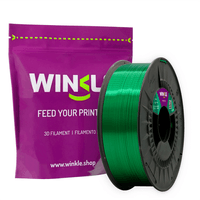Miniatura 2 de WINKLE FILAMENTO IMPRESORA 3D PLA SILK | COLOR VERDE IRLANDÉS | 1,75 MM. | 1000 GR.