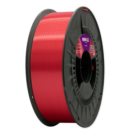 WINKLE FILAMENTO IMPRESORA 3D PLA SILK (SEDA) COLOR ROJO RUBÍ | 1,75 MM. | 1000 GR. - Imagen 1 de 3 WINKLE FILAMENTO IMPRESORA 3D PLA SILK (SEDA) COLOR ROJO RUBÍ | 1,75 MM. | 1000 GR. - Imagen 1 de 3