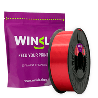 Miniatura 2 de WINKLE FILAMENTO IMPRESORA 3D PLA SILK  (SEDA) COLOR ROJO RUBÍ | 1,75 MM. | 1000 GR.
