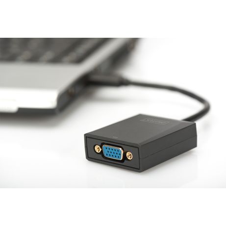 DIGITUS ADAPTER USB3.0 TO VGA OUTPUT VGA UP TO 108 0P - Imagen 3 de 4 DIGITUS ADAPTER USB3.0 TO VGA OUTPUT VGA UP TO 108 0P - Imagen 3 de 4