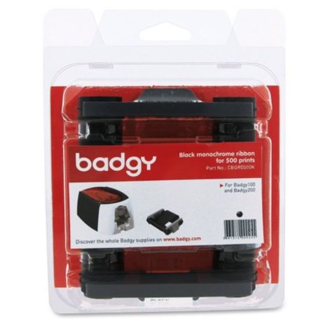CONSUMIBLE MONOCROMO NEGRO PARA 500 IMPRESIONES BADGY CBGR0500K - Imagen 2 de 2 CONSUMIBLE MONOCROMO NEGRO PARA 500 IMPRESIONES BADGY CBGR0500K - Imagen 2 de 2