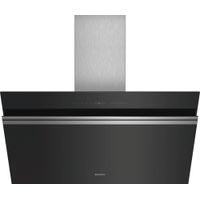 Miniatura 2 de CAMPANA CHIMENEA SIEMENS LC91KWW60 ANCHO 90 CM CRISTAL NEGRA