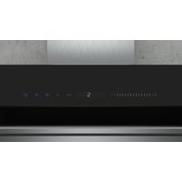Miniatura 3 de CAMPANA CHIMENEA SIEMENS LC91KWW60 ANCHO 90 CM CRISTAL NEGRA