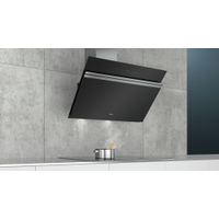 Miniatura 4 de CAMPANA CHIMENEA SIEMENS LC91KWW60 ANCHO 90 CM CRISTAL NEGRA