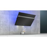 Miniatura 6 de CAMPANA CHIMENEA SIEMENS LC91KWW60 ANCHO 90 CM CRISTAL NEGRA
