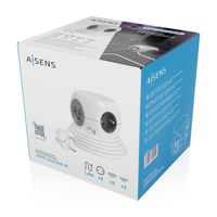 Miniatura 7 de AISENS Regleta de Enchufes Sobremesa Multifuncion con 3 Tomas   2xUSB C  2xUSB A  1 4M  Blanco