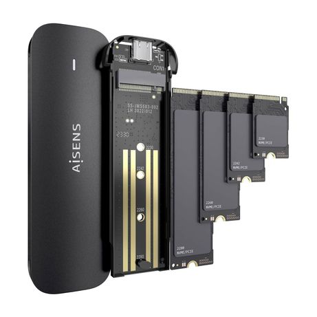 Aisens - Caja Externa M.2 (Ngff) Asm2-024B Nvme A Usb3.2 Gen2, Negra - Imagen 4 de 7 Aisens - Caja Externa M.2 (Ngff) Asm2-024B Nvme A Usb3.2 Gen2, Negra - Imagen 4 de 7