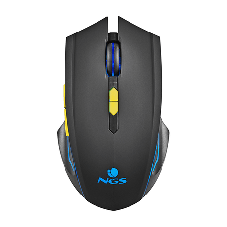 MOUSE NGS WIRELESS GMX-200 RECEPTOR 2,4GHZ 800-1200-2400-3200 DPI BAT. 300 mAh NEGRO - Imagen 1 de 7 MOUSE NGS WIRELESS GMX-200 RECEPTOR 2,4GHZ 800-1200-2400-3200 DPI BAT. 300 mAh NEGRO - Imagen 1 de 7